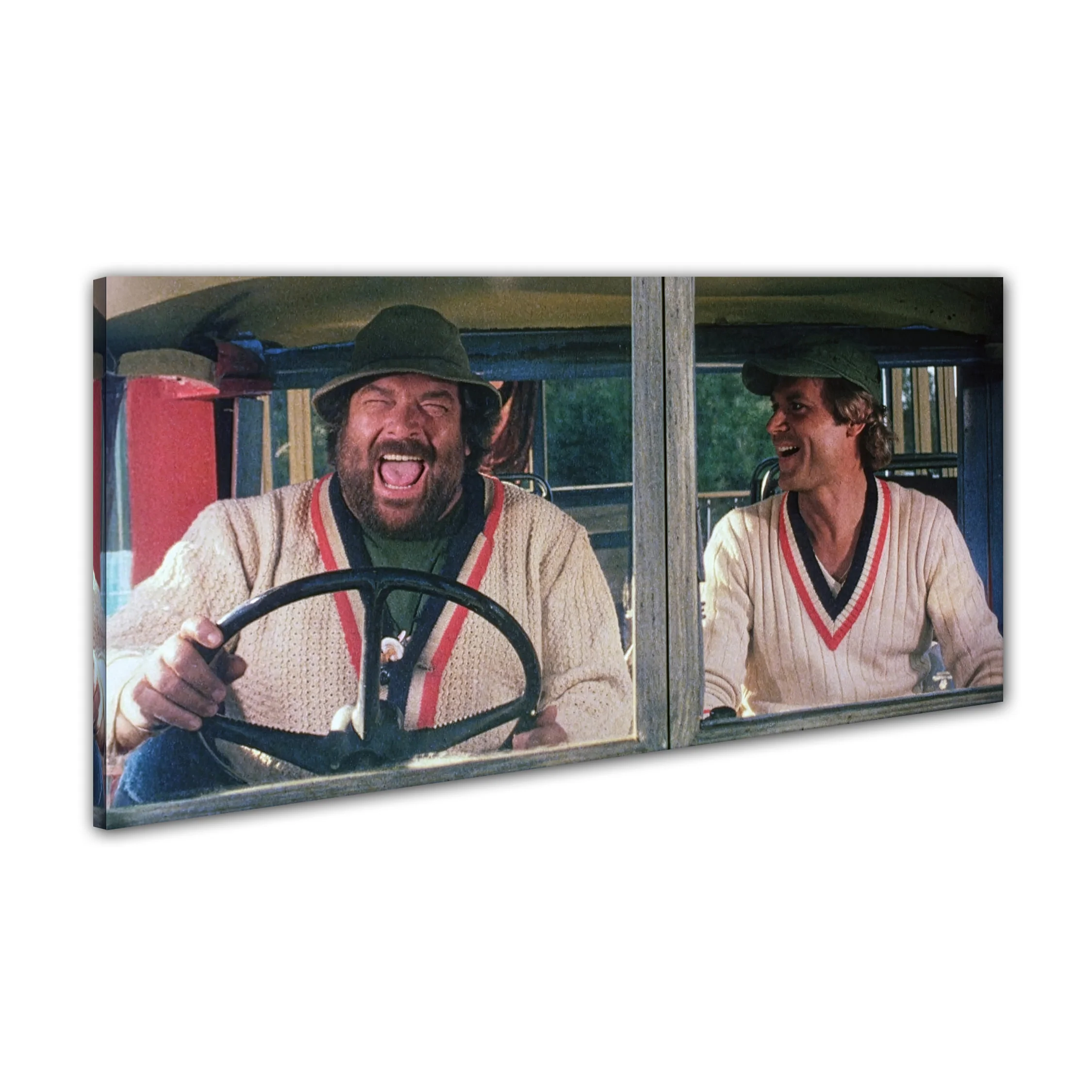 Canvas - Slim and Tom - I'm For the Hippopotamus - Terence Hill - Bud Spencer