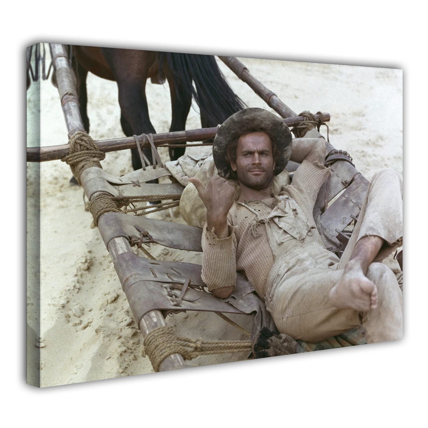 Canvas - Trinity - Bed - They Call Me Trinity - Terence Hill