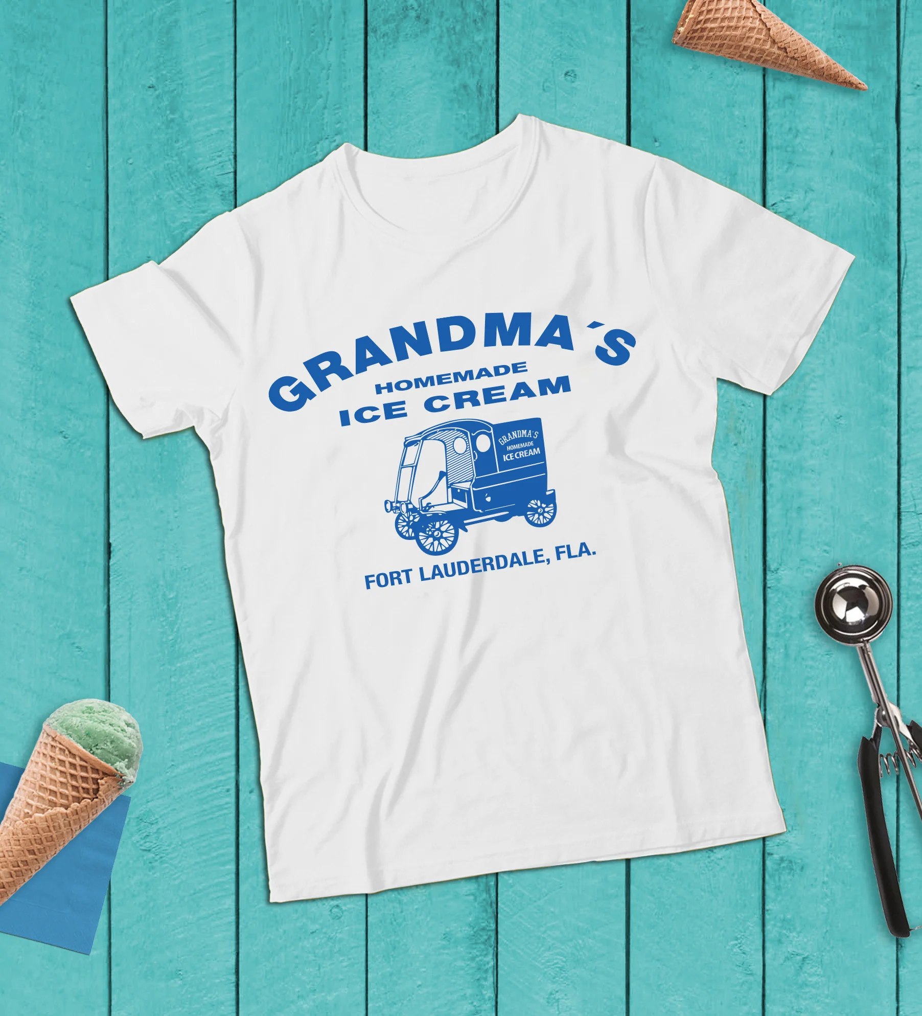 Children - Grandma's Ice Cream (white)