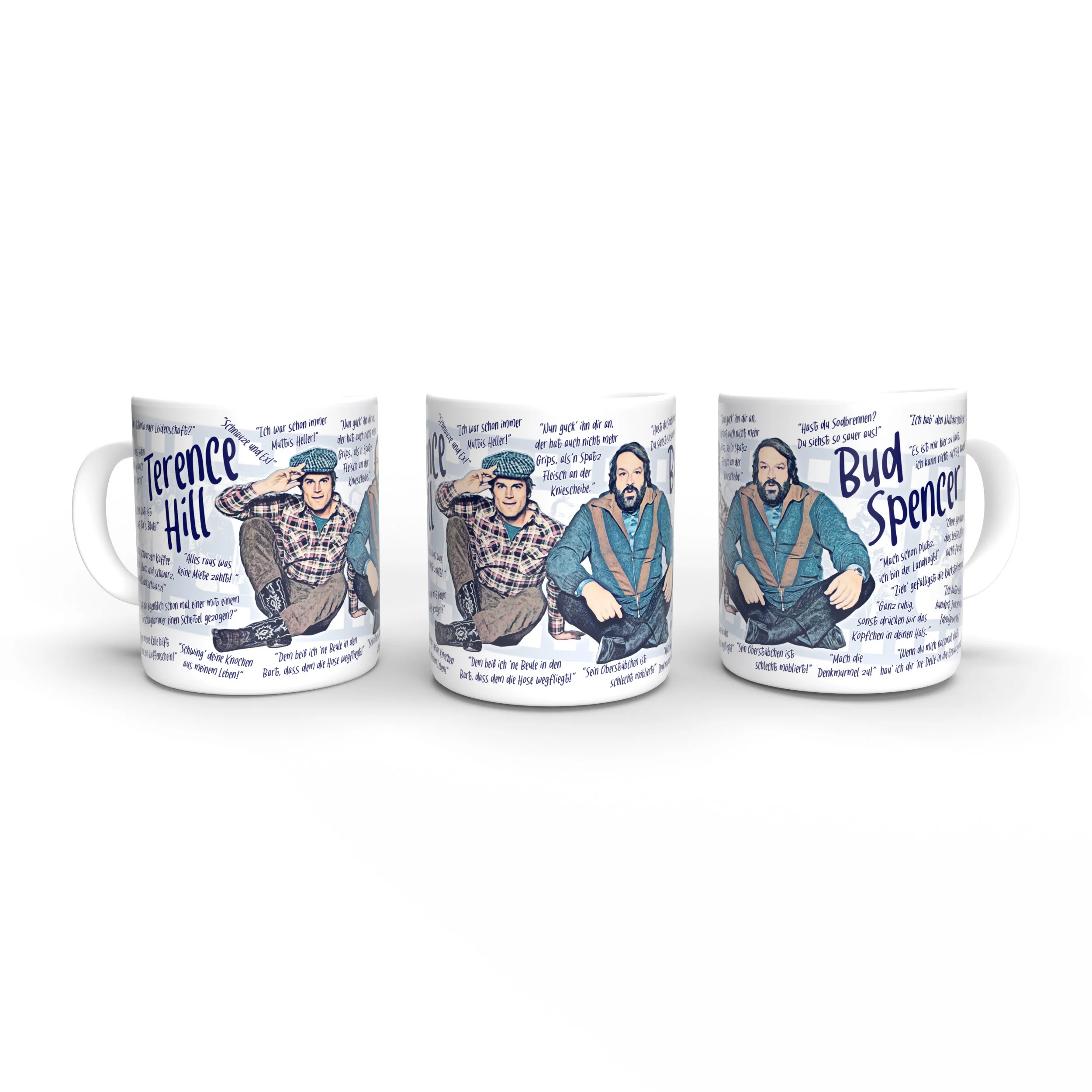 Die besten Sprüche! - Mug - Terence Hill and Bud Spencer