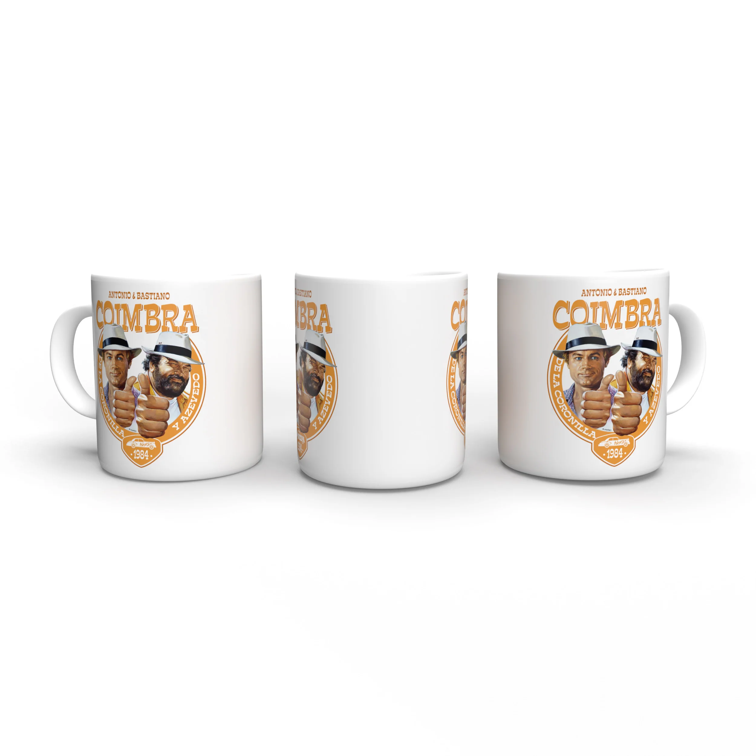 Double Trouble - Antonio & Bastiano Coimbra - Mug - Terence Hill and Bud Spencer