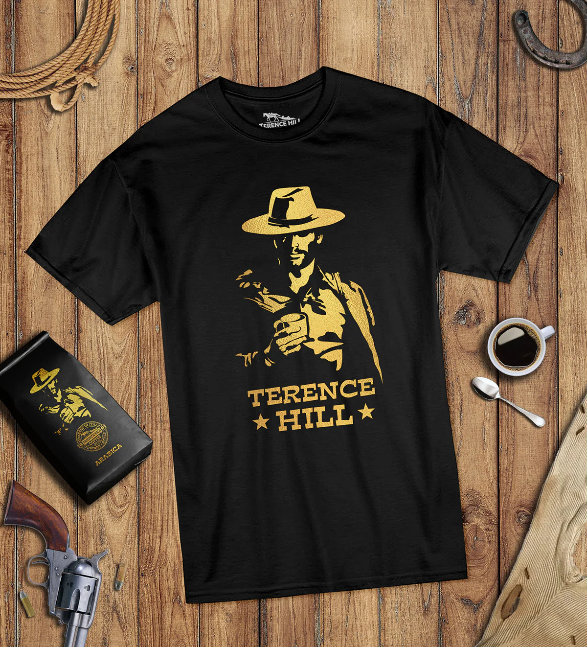 Gold Cowboy (black) - Terence Hill