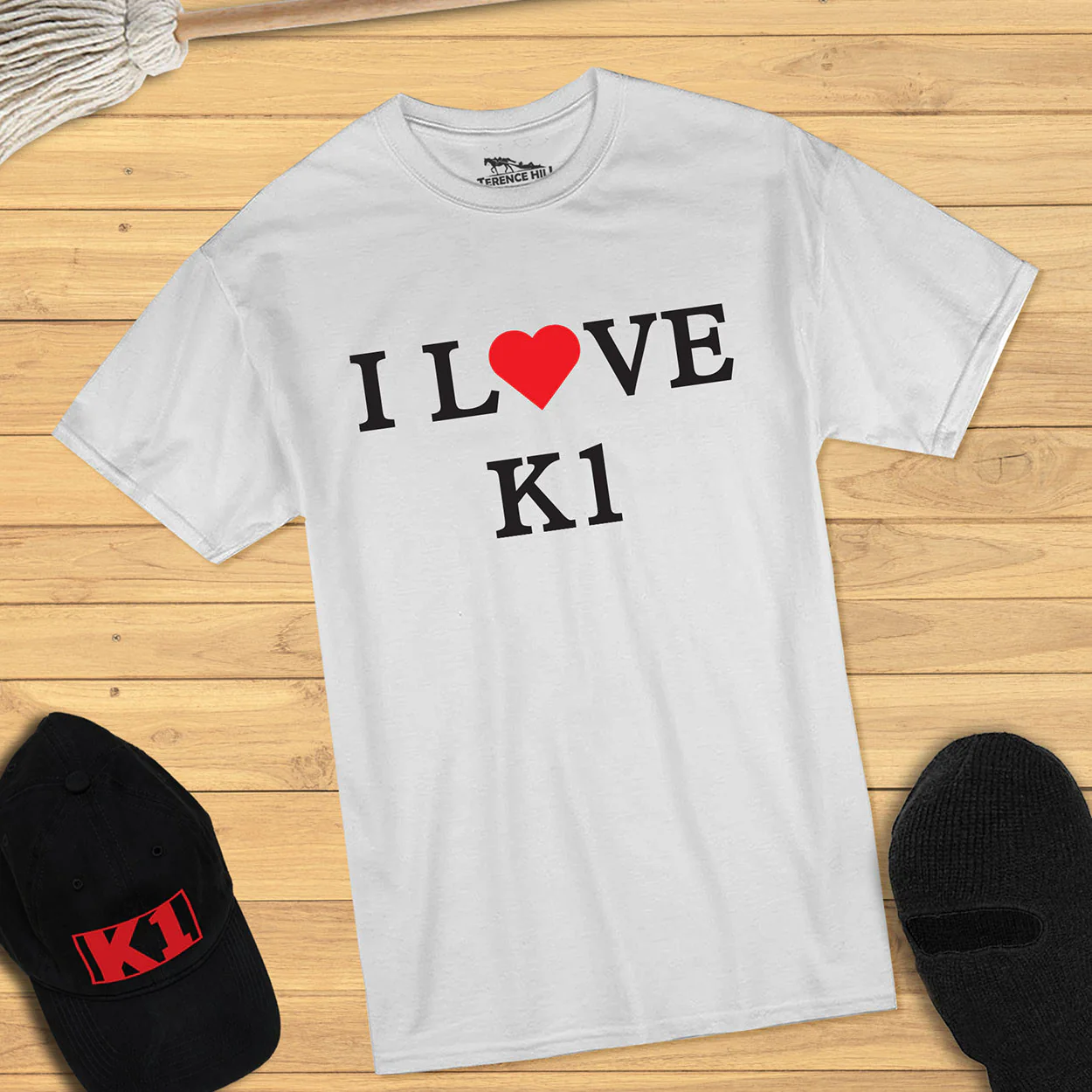I LOVE K1 - T-Shirt (white) - Go For It - Terence Hill
