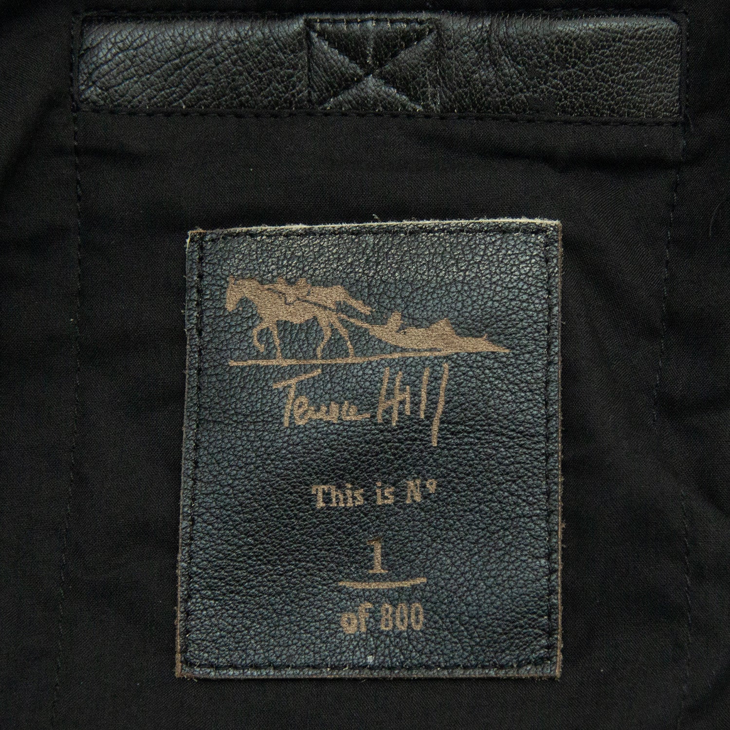 Limited Terence Hill leather jacket with original signature - Image 14