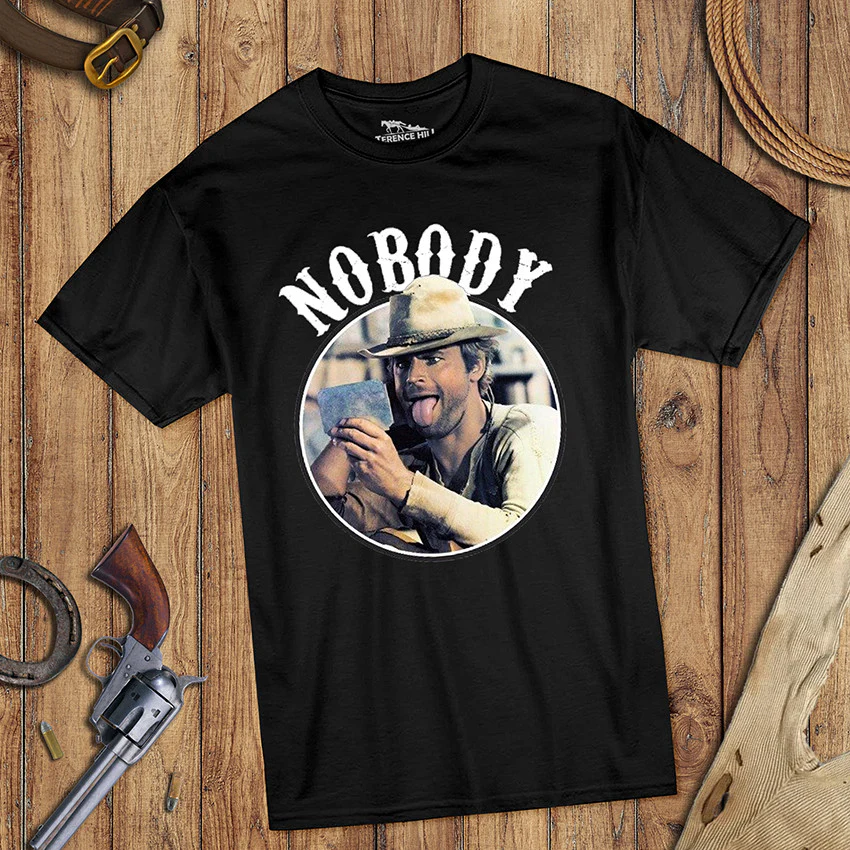 Nobody - T-Shirt (black) - My Name is Nobody - Terence Hill