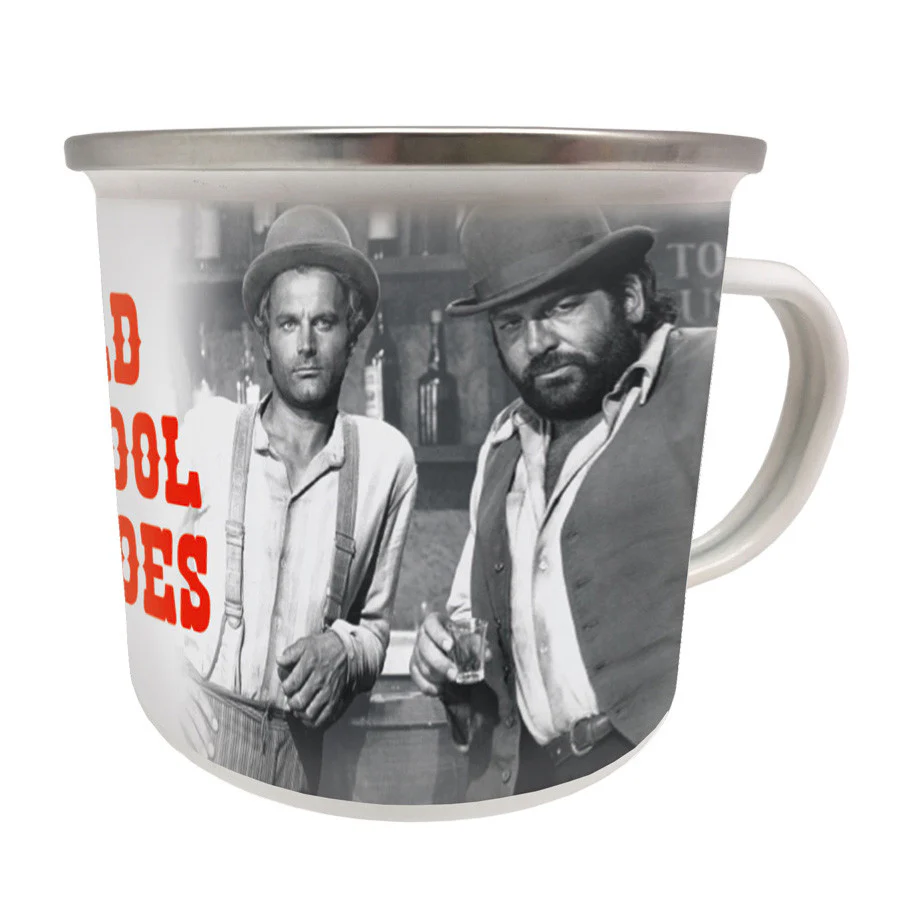 Old School Heroes - Enamel Mug (9 x 9 cm)