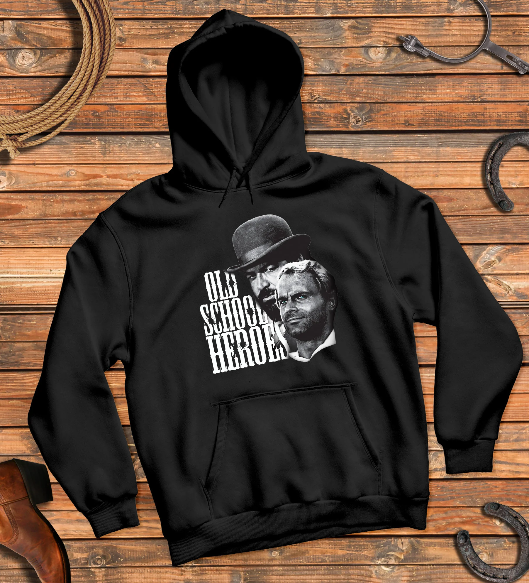 Old School Heroes - Terence Hill Bud Spencer (black)