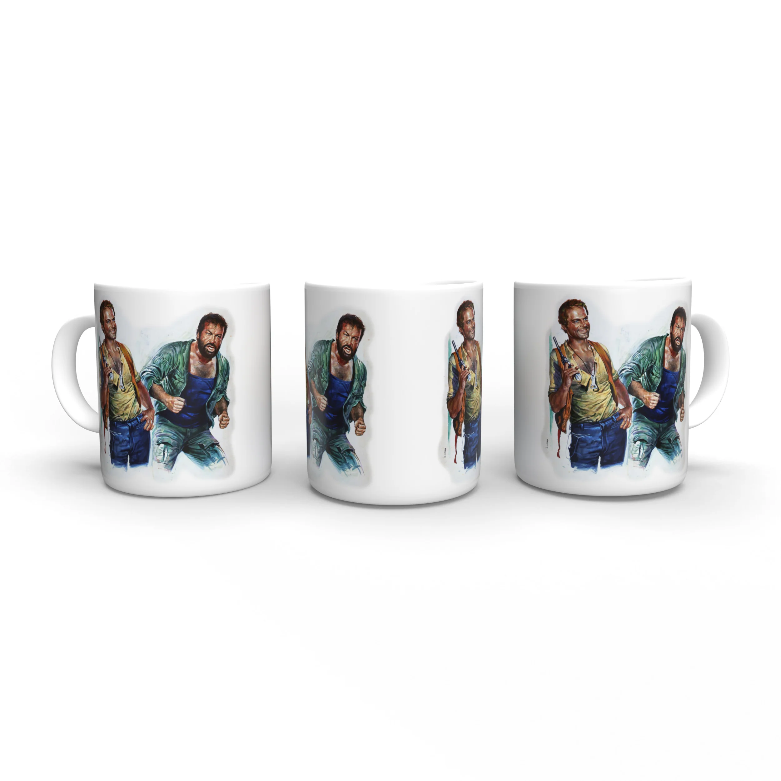 Plata and Salud - All the Way, Boys - Mug - Terence Hill and Bud Spencer