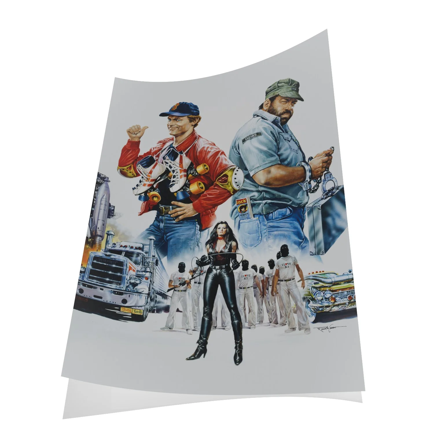 Poster - Go for it - Terence Hill - Renato Casaro Edition