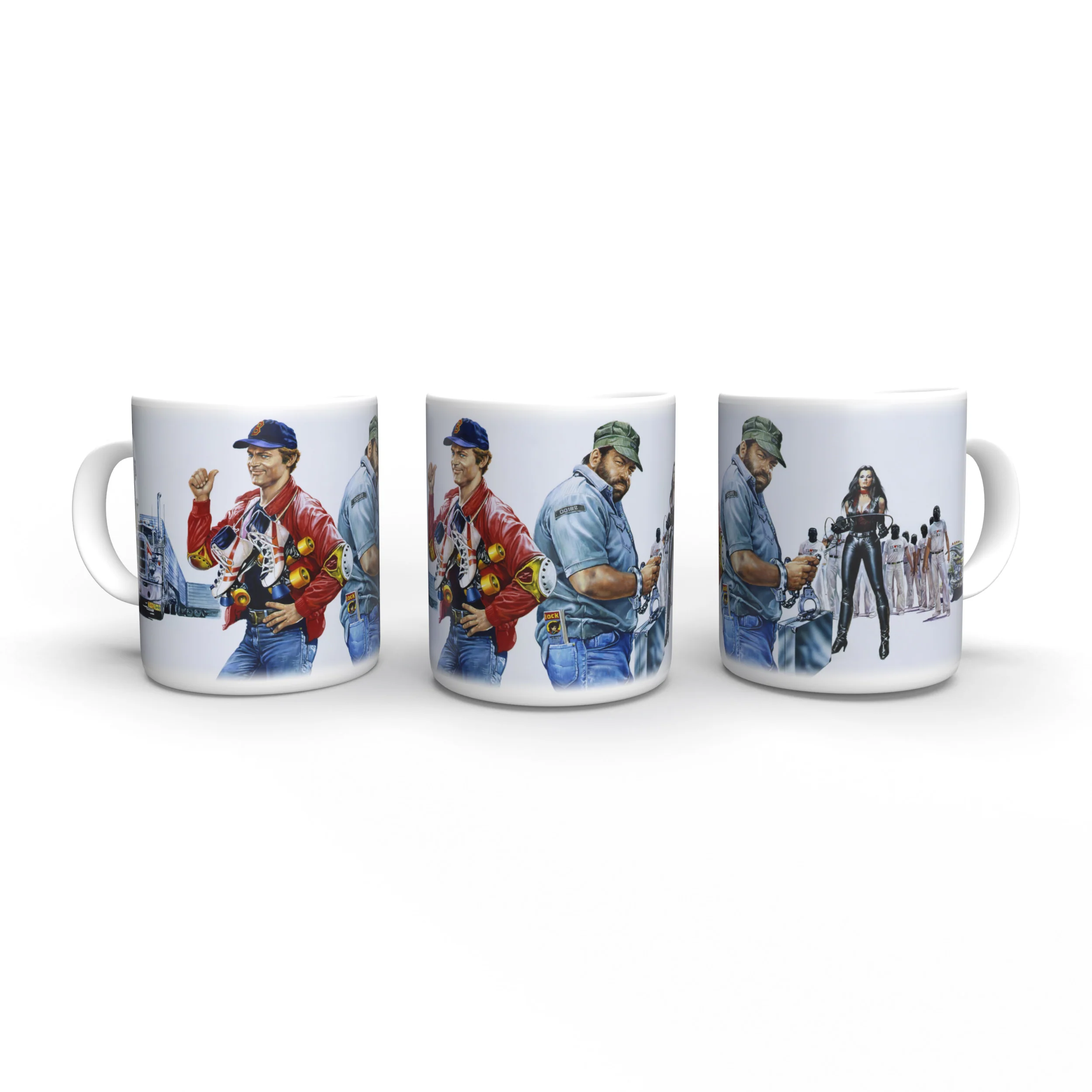 Rosco and Doug - Go For It - Mug - Terence Hill and Bud Spencer