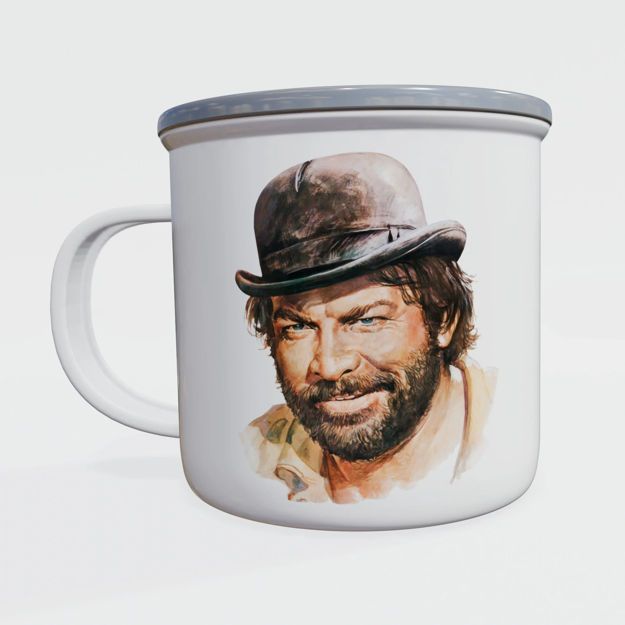 Terence Hill & Bud Spencer - Enamel Mug - Image 3