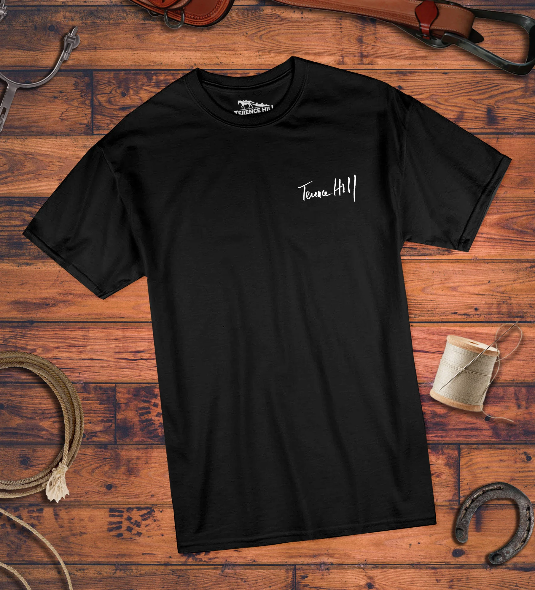 Terence Hill - Signature embroidered (black)