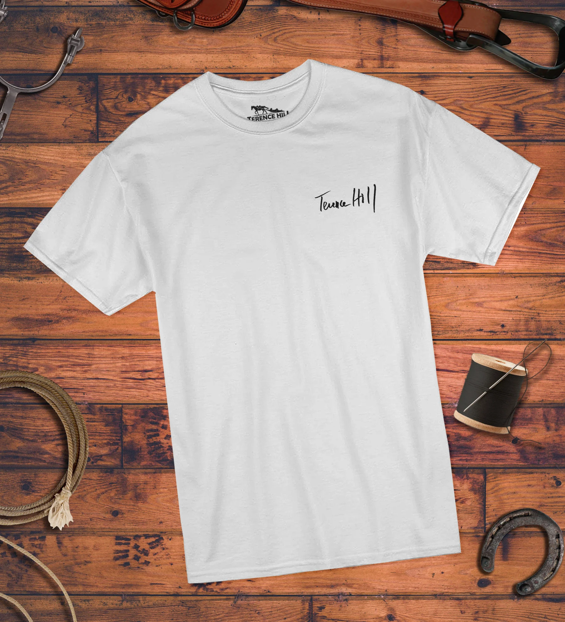 Terence Hill - Signature embroidered (white)