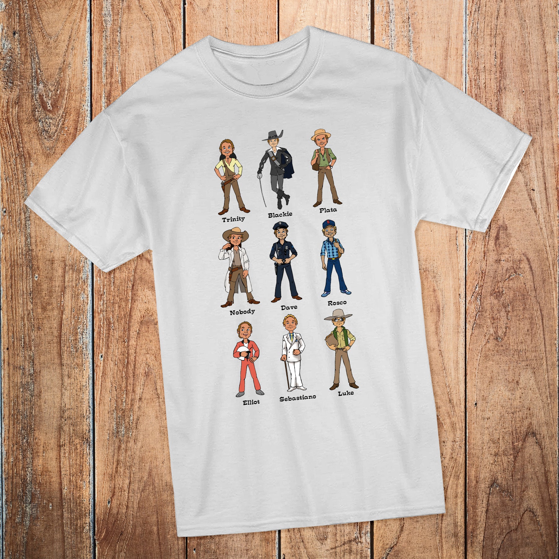 Terence's Roles - T-Shirt - Terence Hill - Image 2