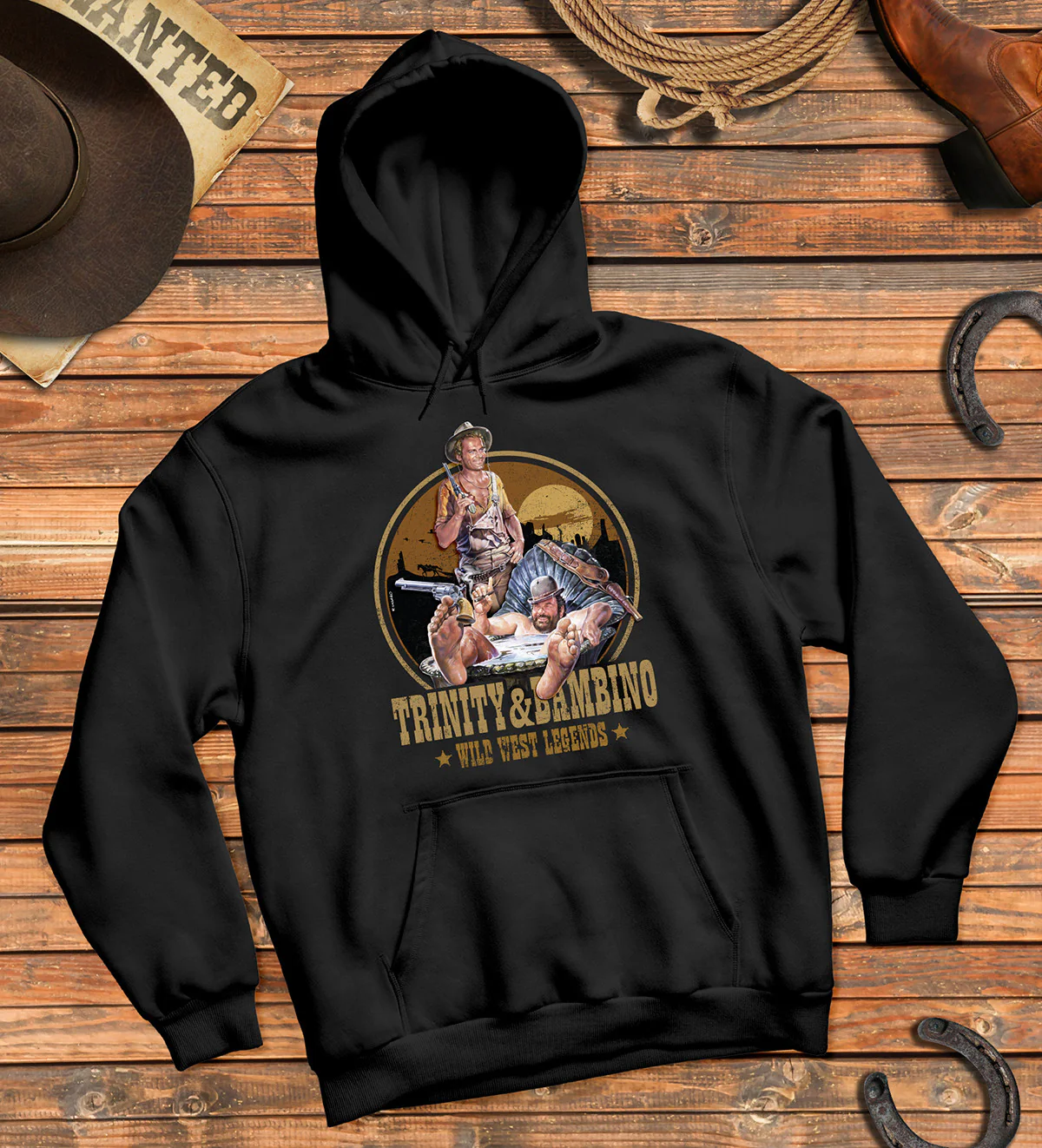 Trinity and Bambino - Wild West Legends - Terence Hill Bud Spencer (black)