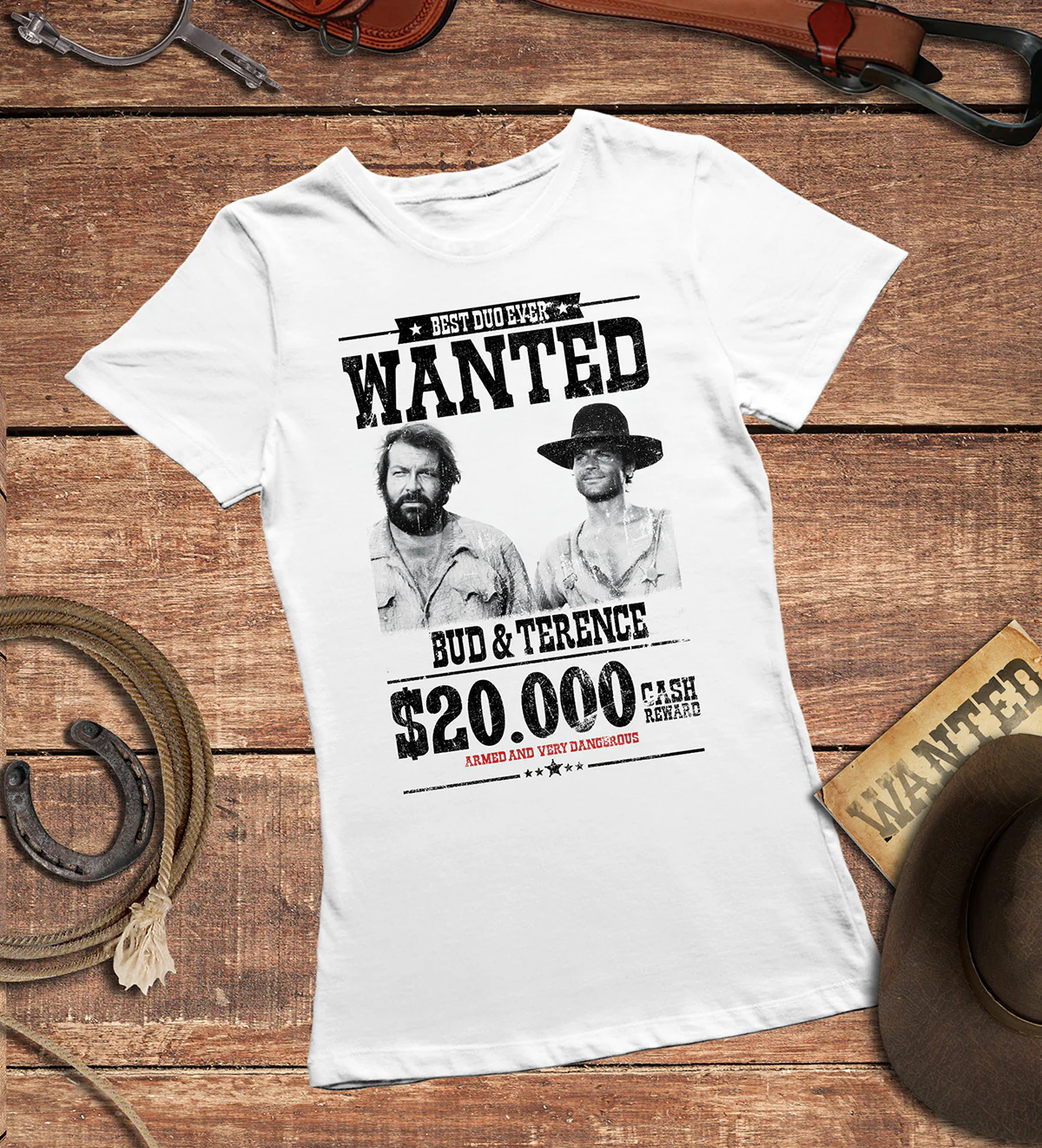 Women - Wanted $20.000 (white)