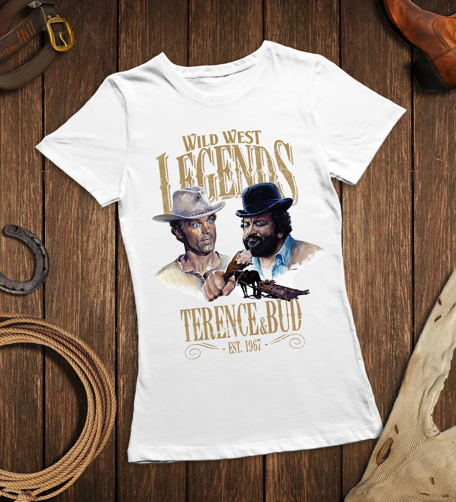 Women - Wild West Legends 2 - Terence & Bud (white)